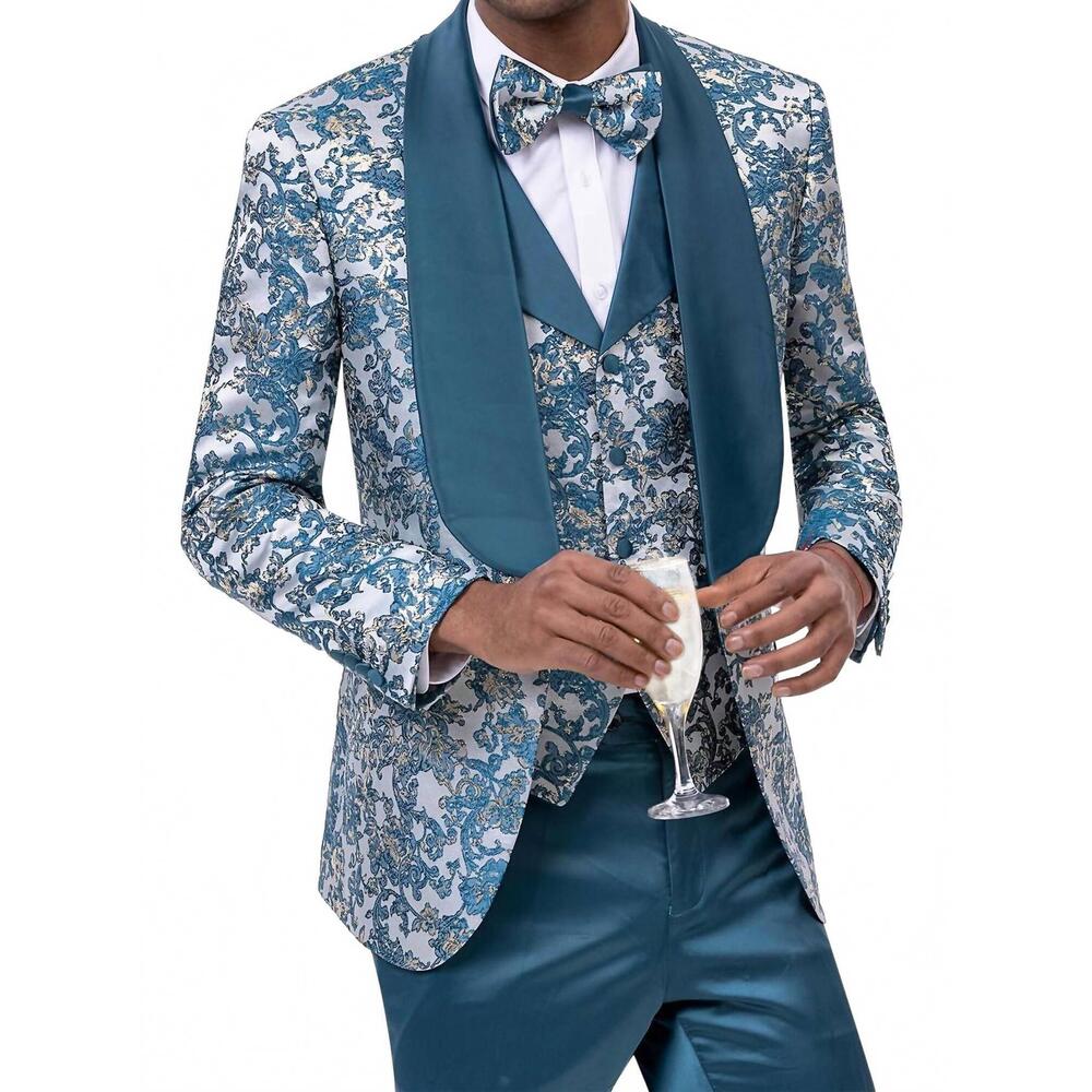NEW KENT & PARK men's fashion suit in teal